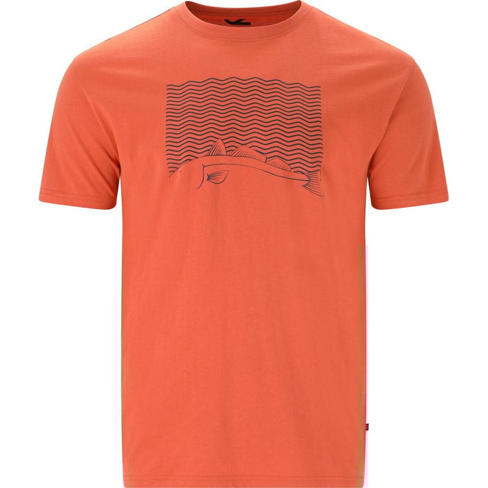 Cruz Gander printed SS T-Shirt Apricot Brandy M