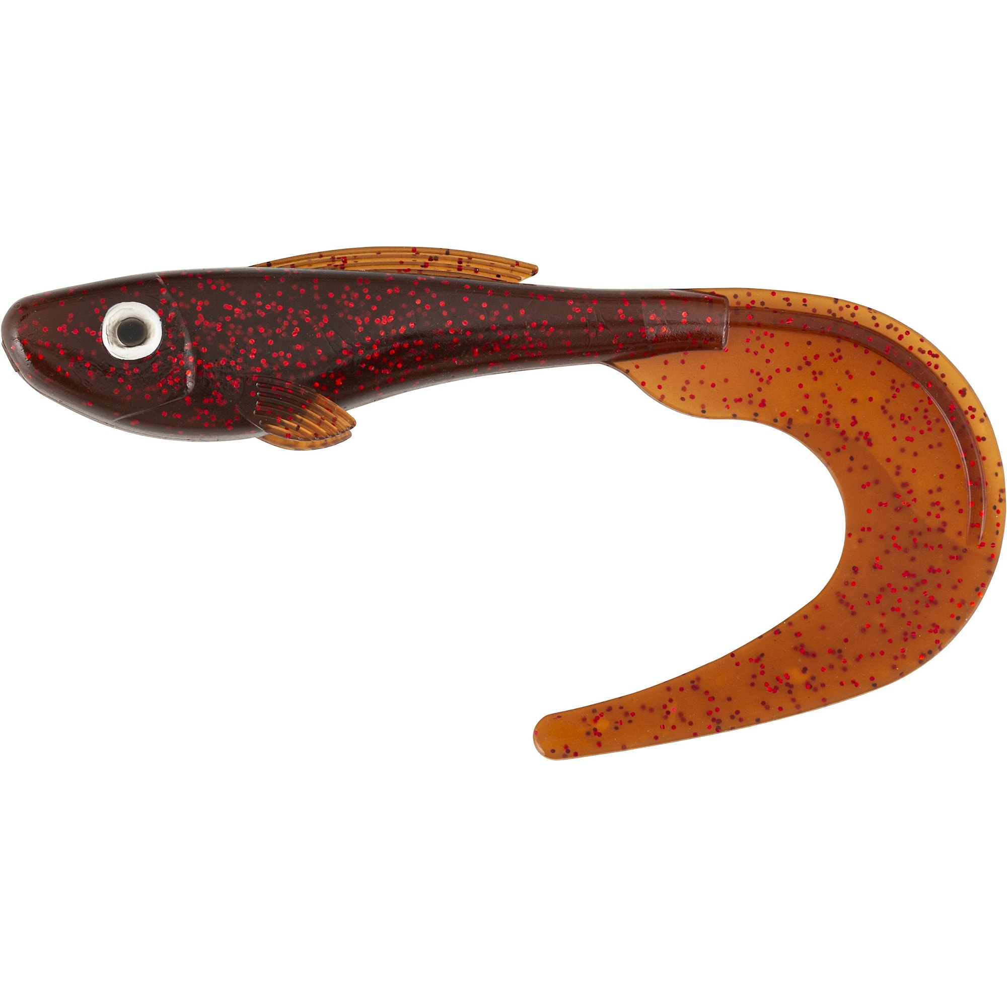 Abu Garcia Beast Curl Tail 17 cm Red Motoroil 2-pack