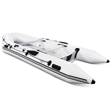 Lyfco gummibåd 430 cm (0,9 mm PVC) Hvid