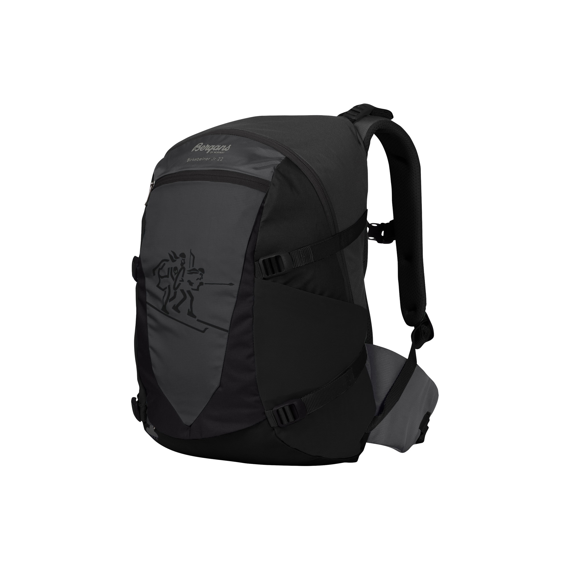Bergans Birkebeiner Jr 22L Ryggsäck Black/Dark Shadow Grey