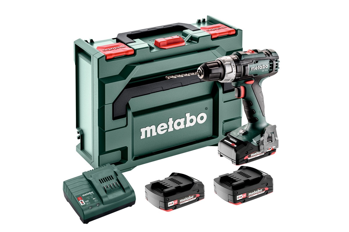 Metabo Slagborrmaskin SB 18 L Set med 3x2Ah batterier & laddare