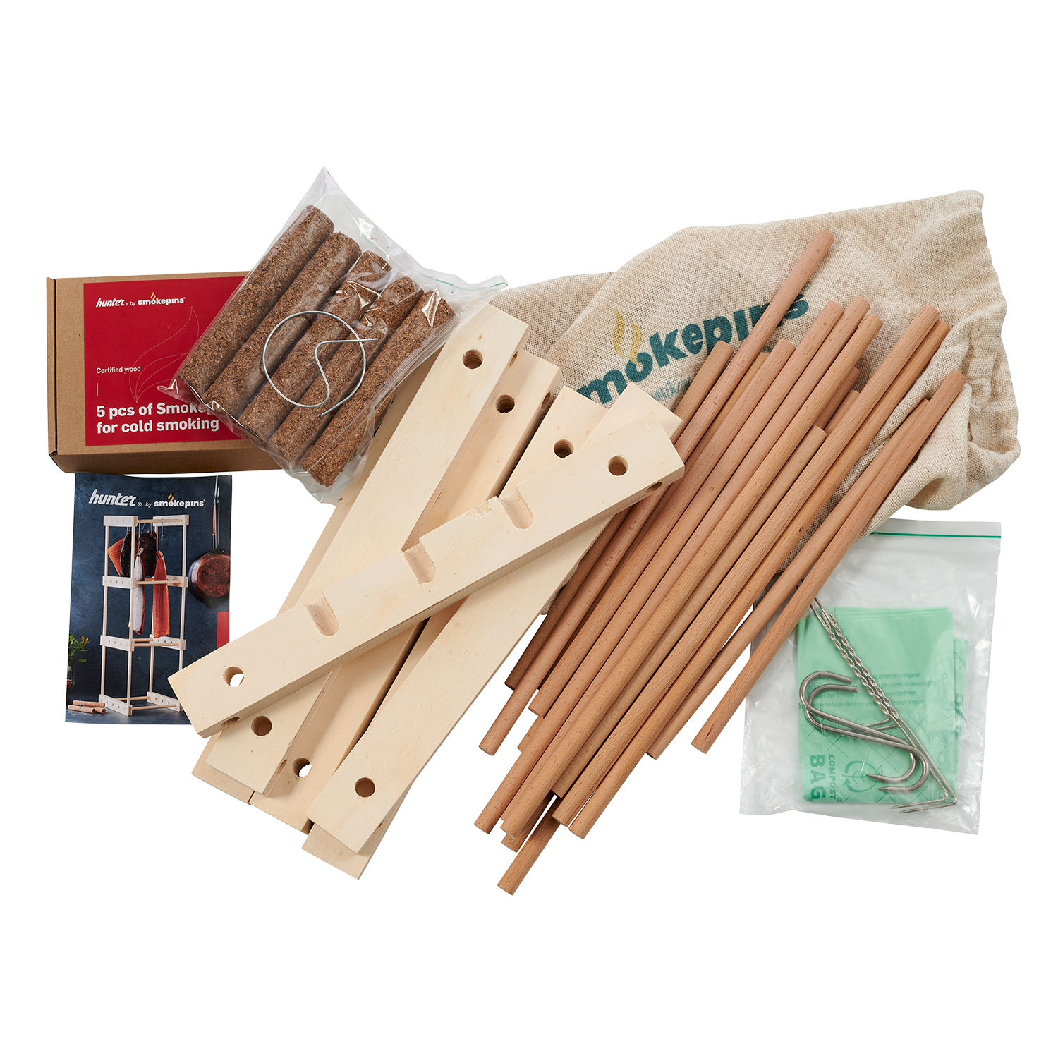 Smokepins Startpakke med 5 stifter