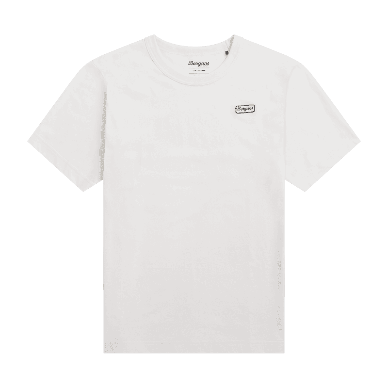Bergans Logo Cotton Tee Men Arctic White