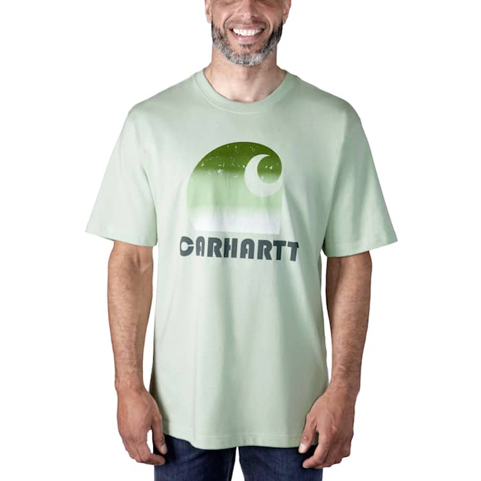 Carhartt Heavy Graphic T-Shirt Herr Tender Greens