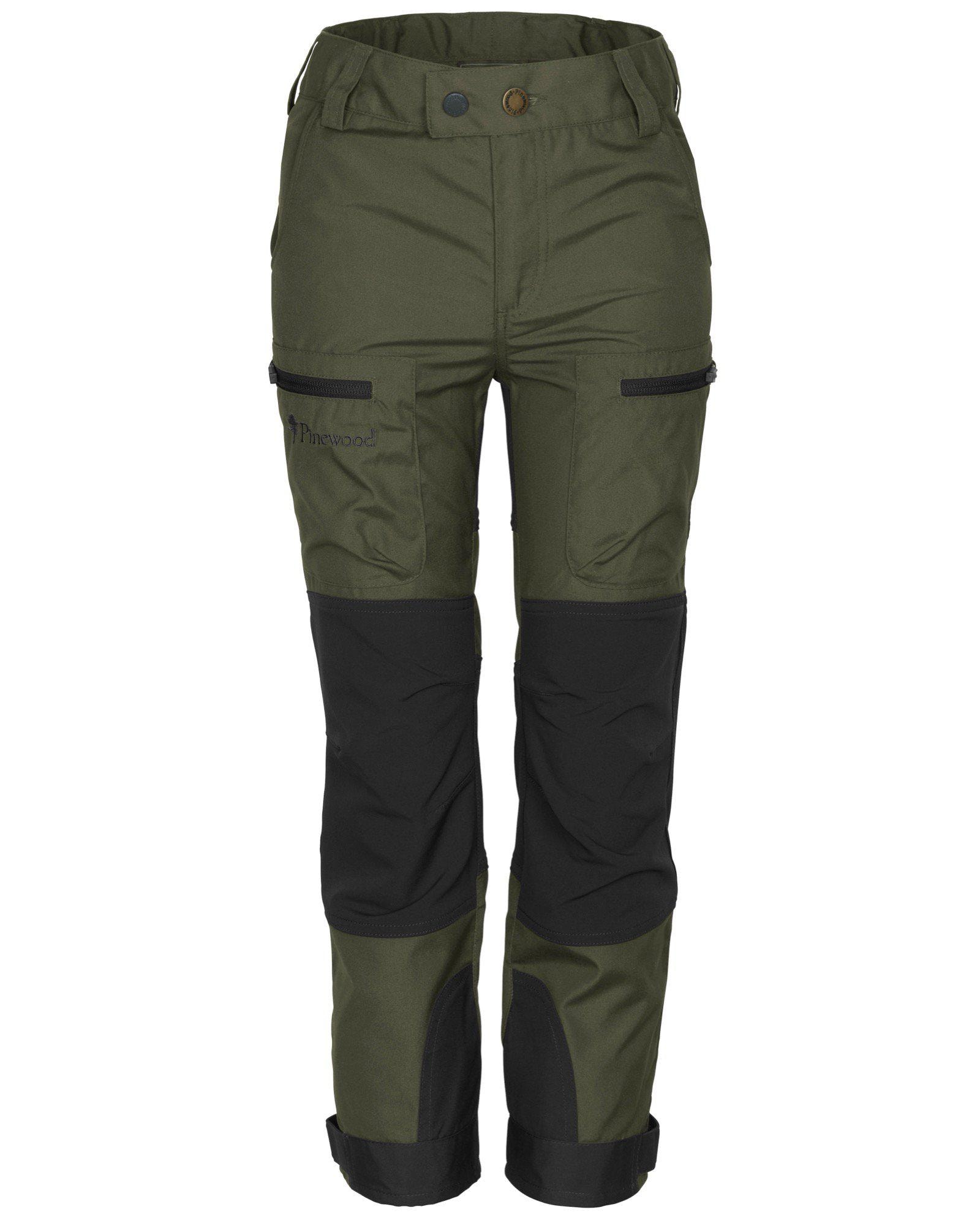 Pinewood Caribou Tc Byxor Barn Moss Green/Black 128