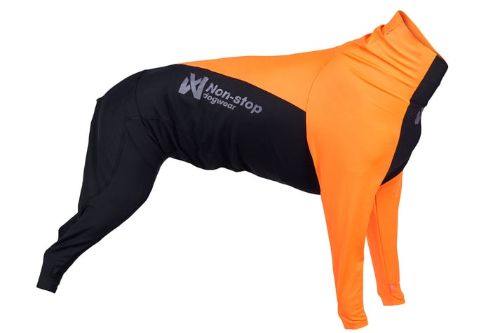 Protector dog suit M, male, orange/black, 42, single