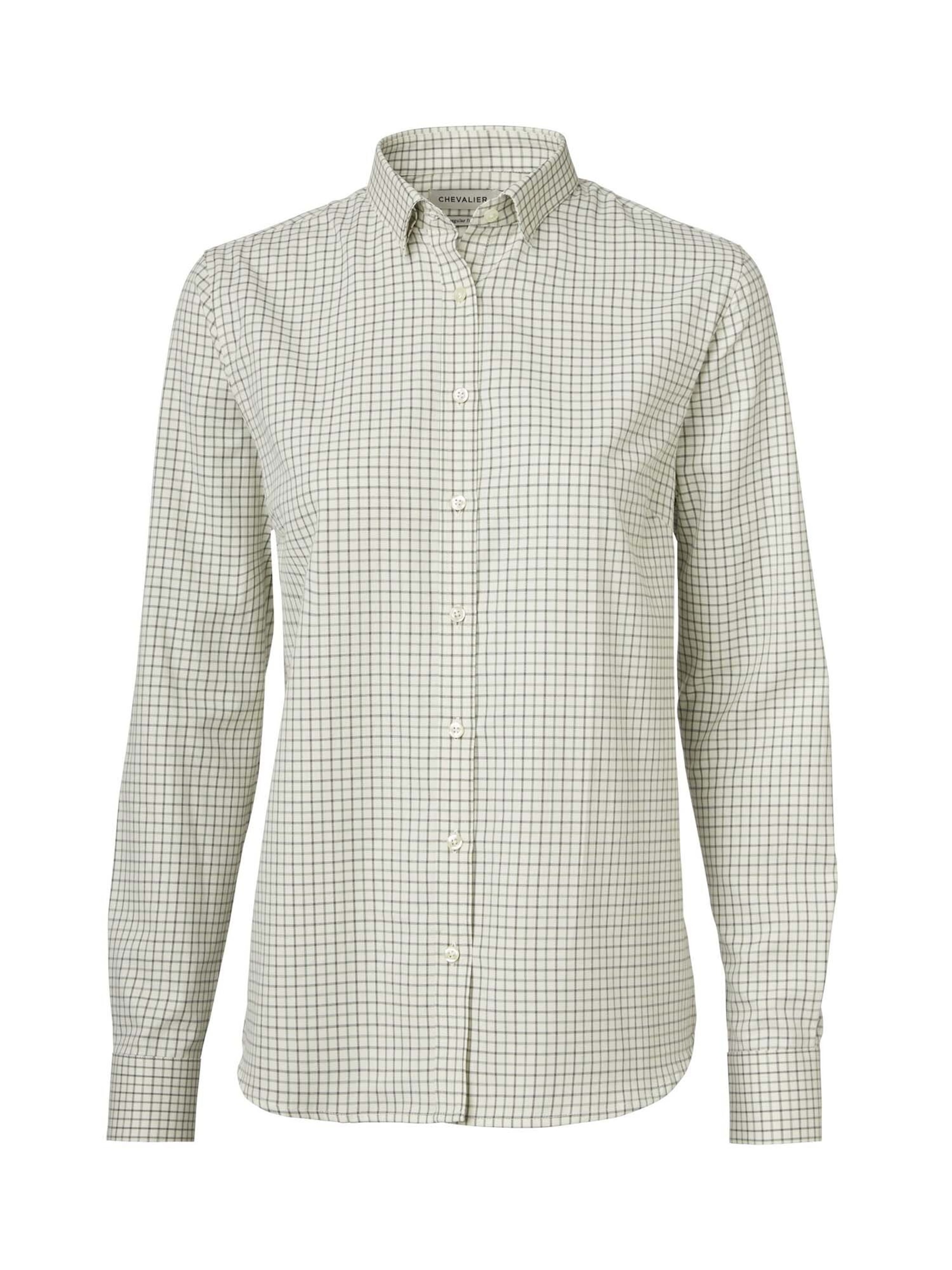 Chevalier Chorley Shooting Fit Shirt Women Thyme Green Tattersall