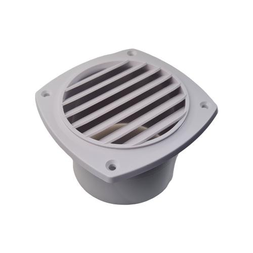 Ventilationsgaller 125X125 Vit