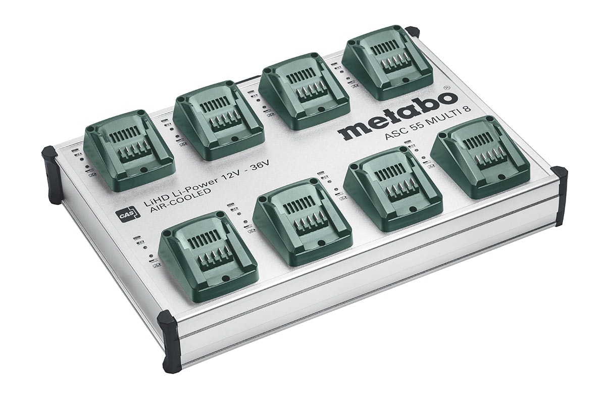 Metabo Laturi 12-36V 8-porttinen