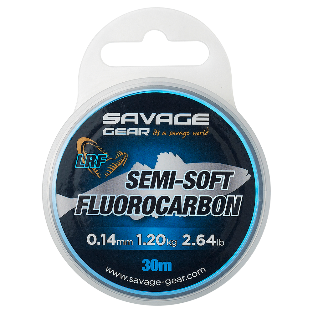 SG Semi-Soft Fluorocarbon Seabass 0,19 mm 30 m Clear