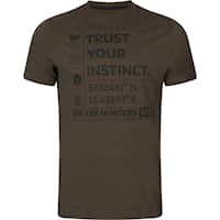 Härkila Instinct S/S T-shirt Men's Shadow Brown