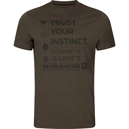 Härkila Instinct S/S T-shirt Men's Shadow Brown
