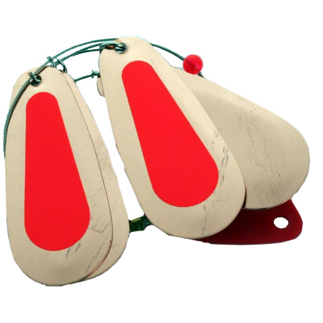 Lidmans Fiskeredskap Långedrag Lidmans Släpettan Koppar/Röd