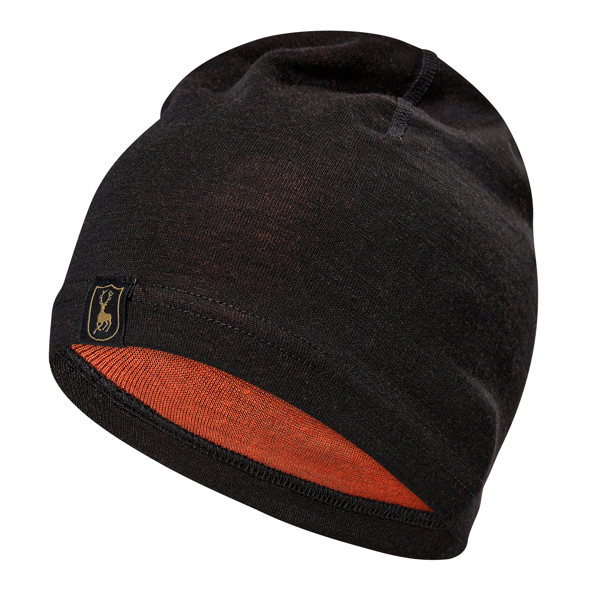 Deerhunter Quinn beanie i merinoull Black Oak One Size