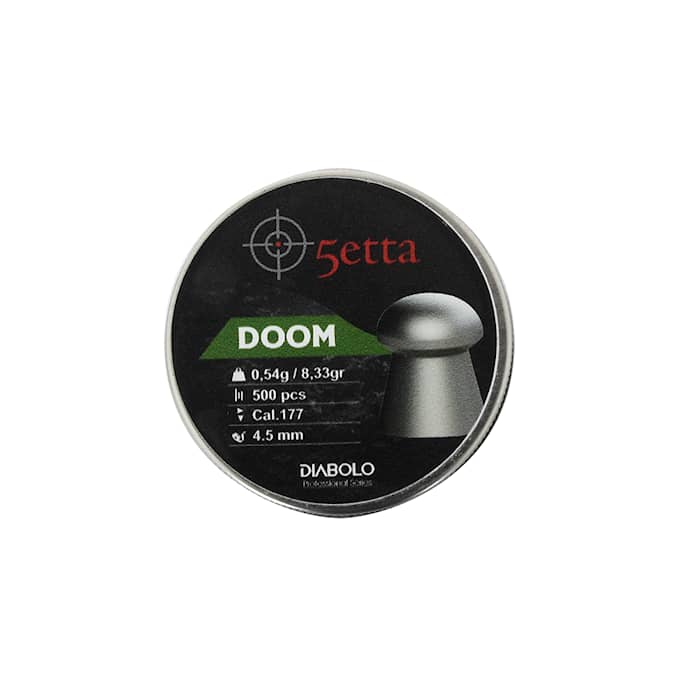 5etta Luftvapenkulor Doom 4,5mm 0,54g / 8,33gr 500pcs