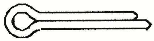 Saxpinne 8st 1,5X20mm