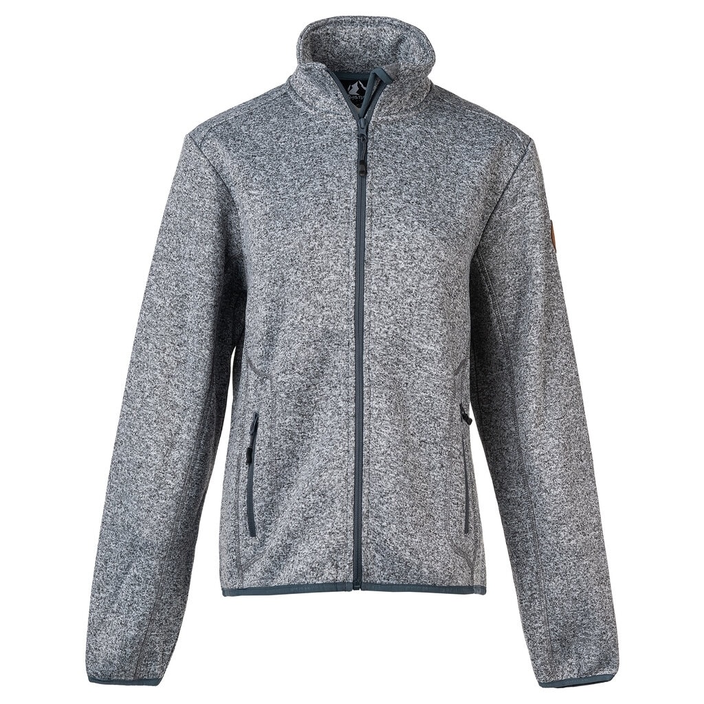 Samani Melange Fleecejacke Light Grey Damen