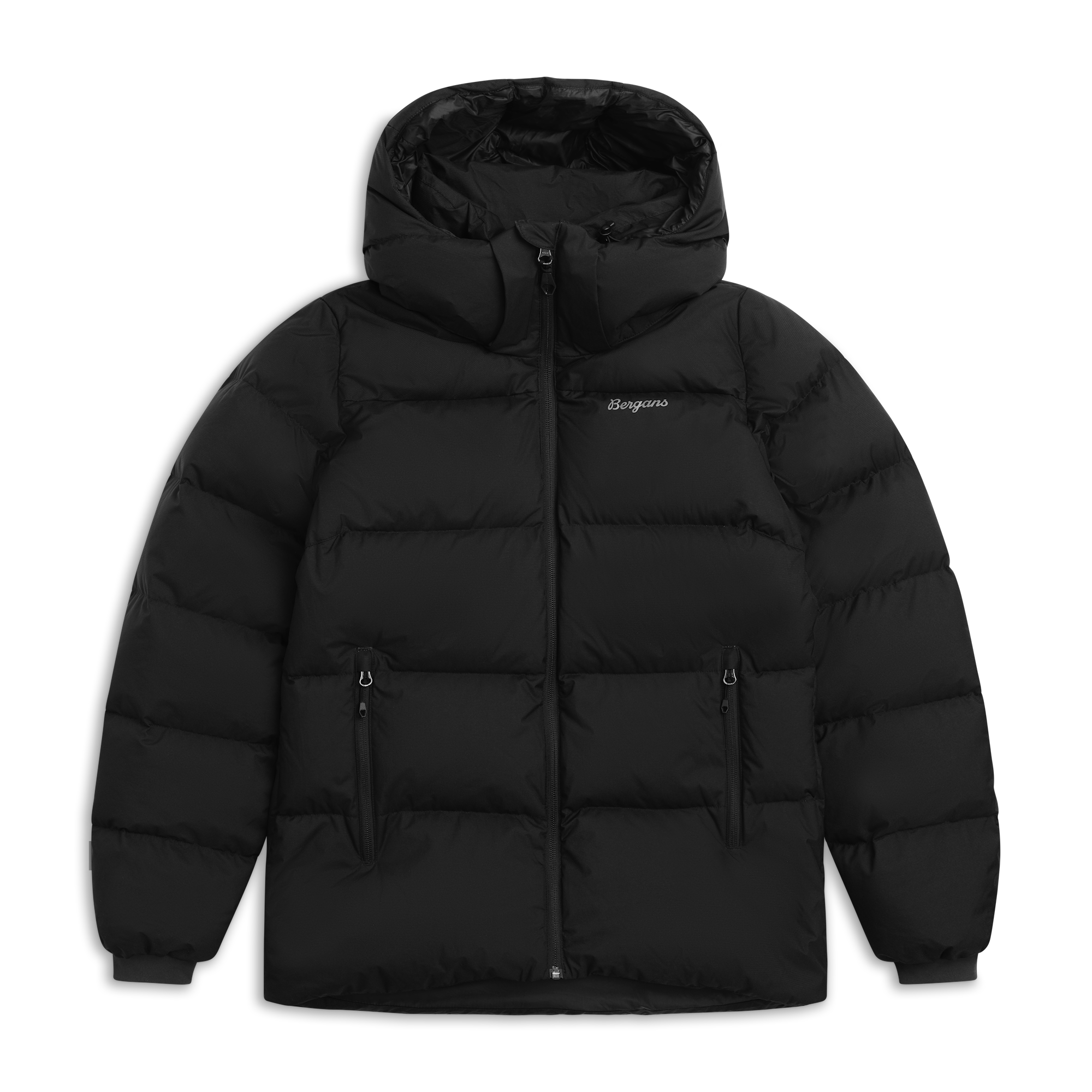 Bergans Lava Warm Down Jacket w/Hood Women Black/Solid Grey