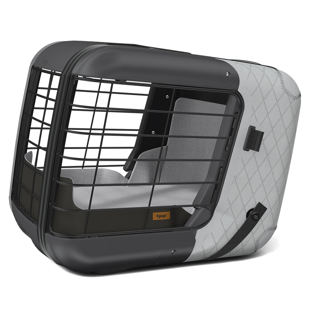4pets Caree Cool Grey Transportkäfig