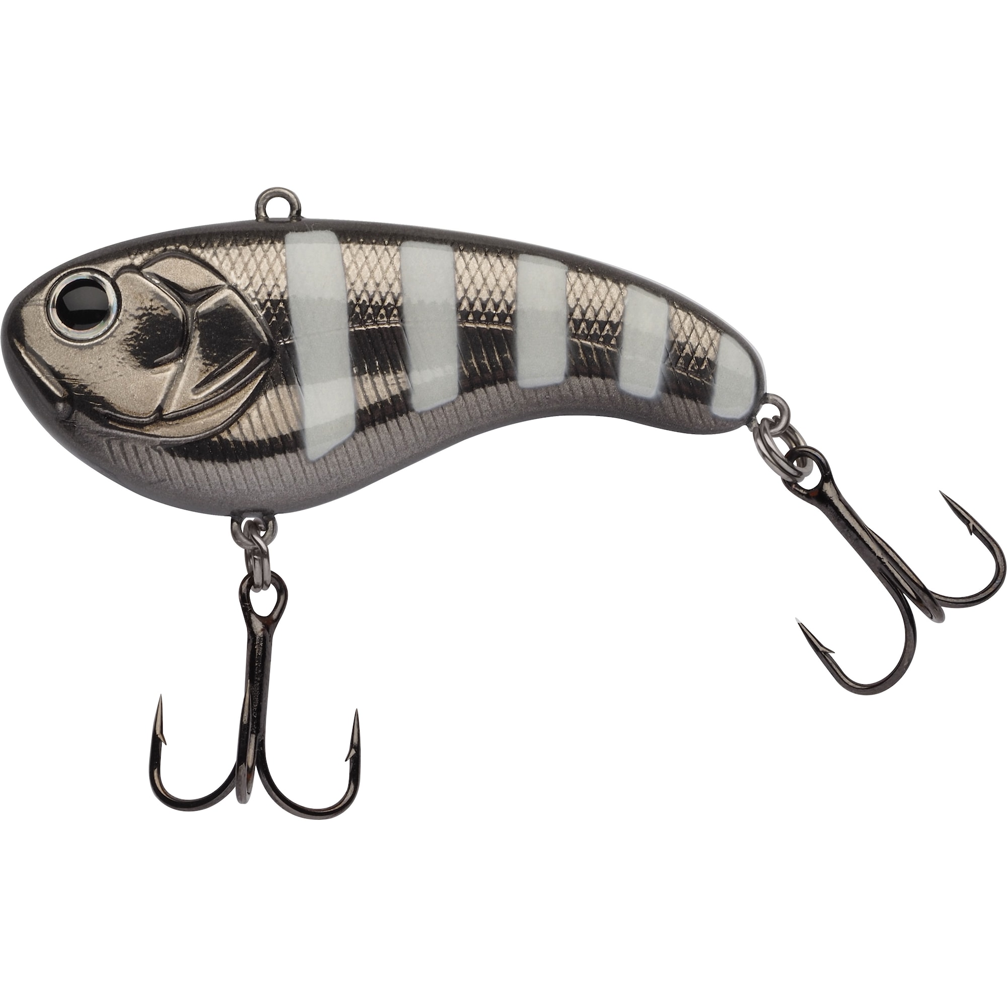 Berkley Flatt Shad XH 7,7 cm Glowing Zebra -