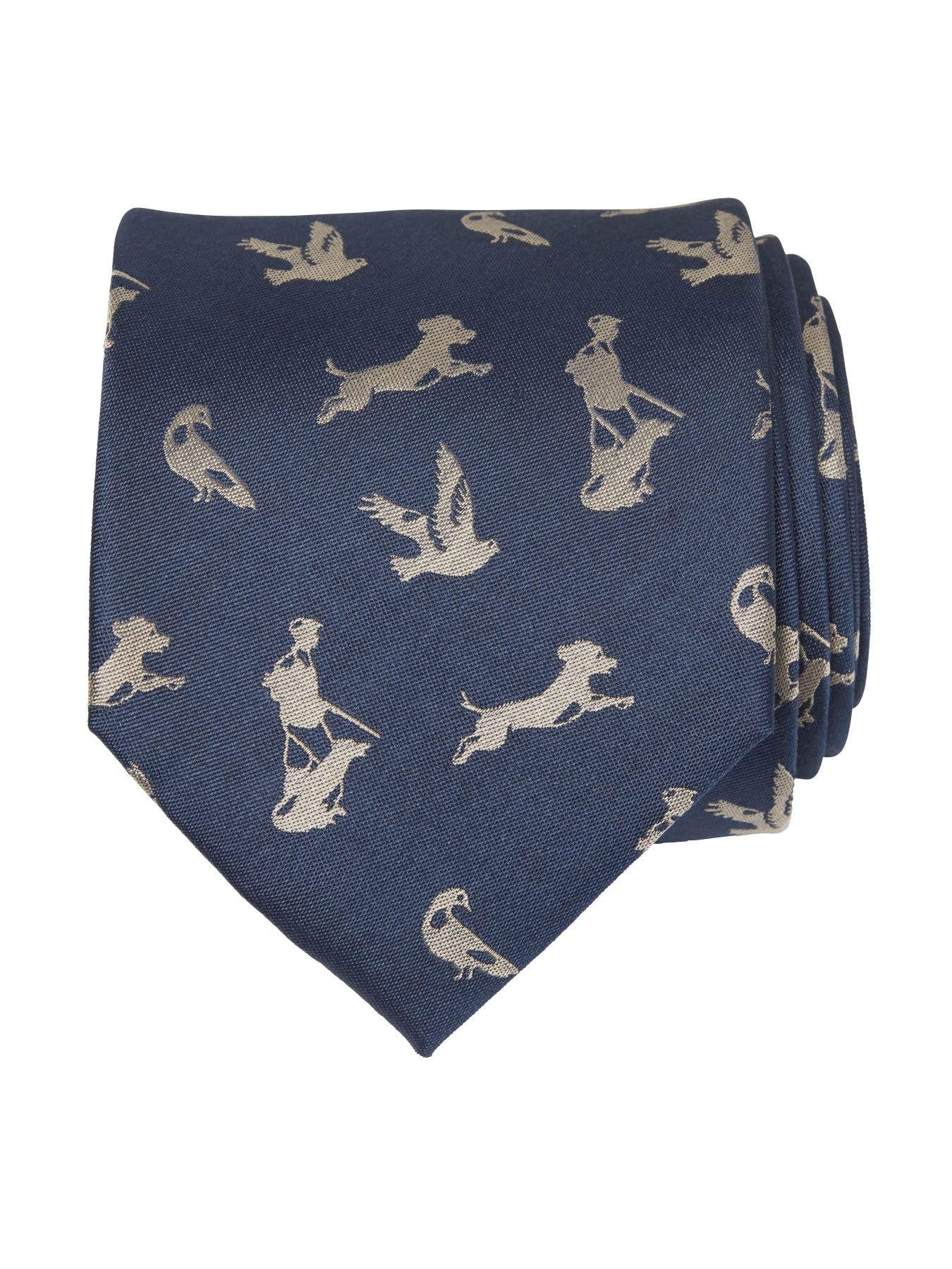Chevalier Hunter Silk Tie Hunter Blue One Size - Accessories - Hylte ...