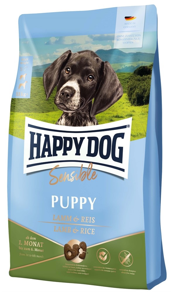 HappyDog Sensible Puppy Lamb & Rice Torrfoder