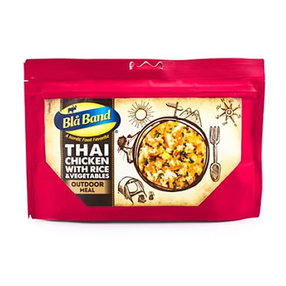 Blå Band Thai kylling med ris og grøntsager