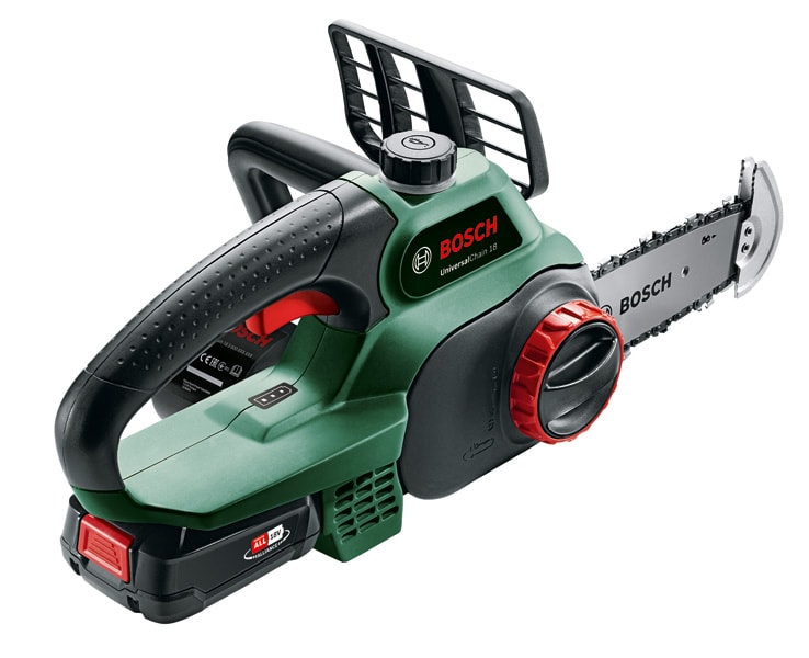 Bosch Kedjesåg Universal Chain 18V med 1x2,5Ah batteri & laddare