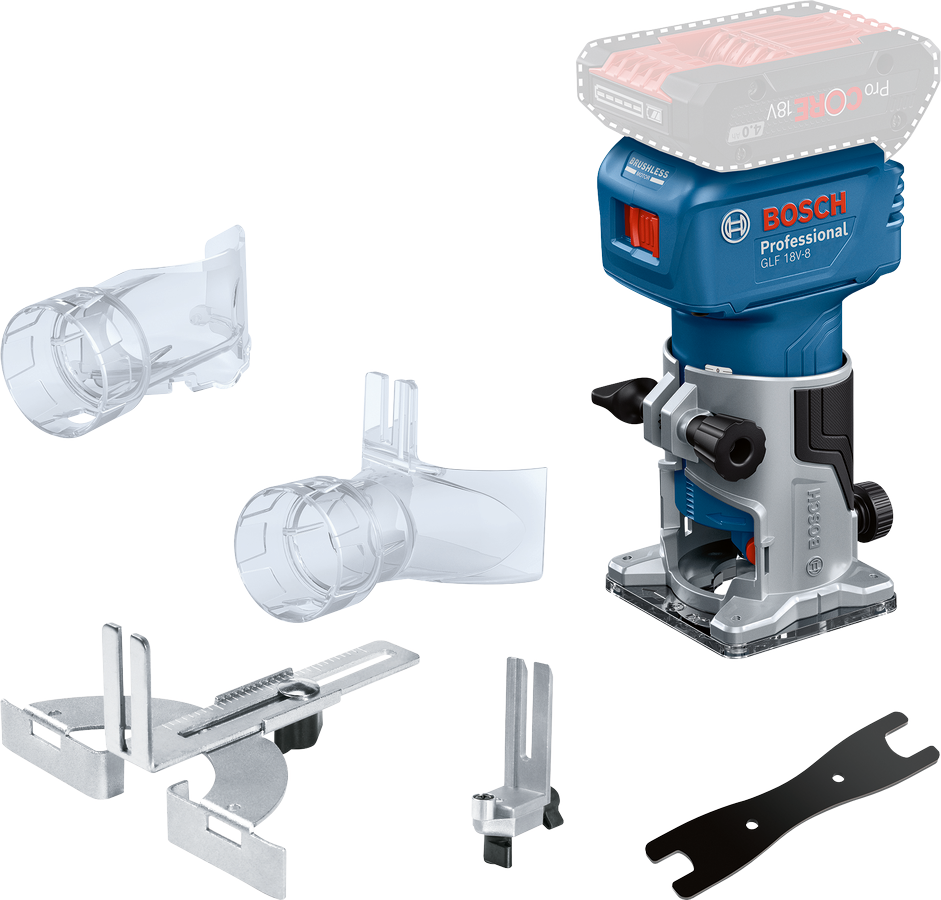 Bosch Kantfräs Glf 18V-8