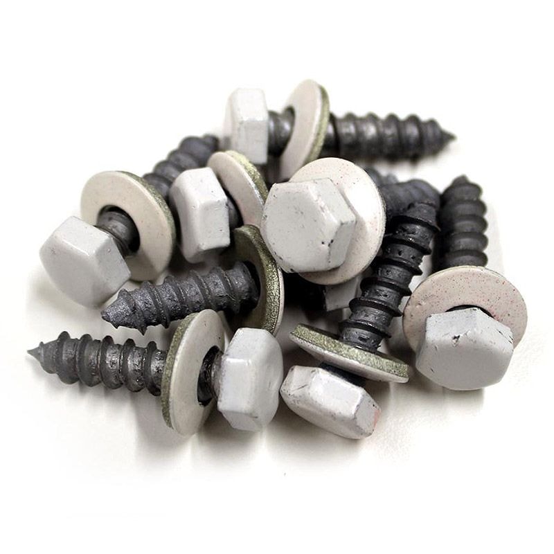 Palmako Träskruv 35 mm 8 st Vit -
