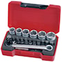 Teng Tools Verktygssats T1419 1/4 19 delar