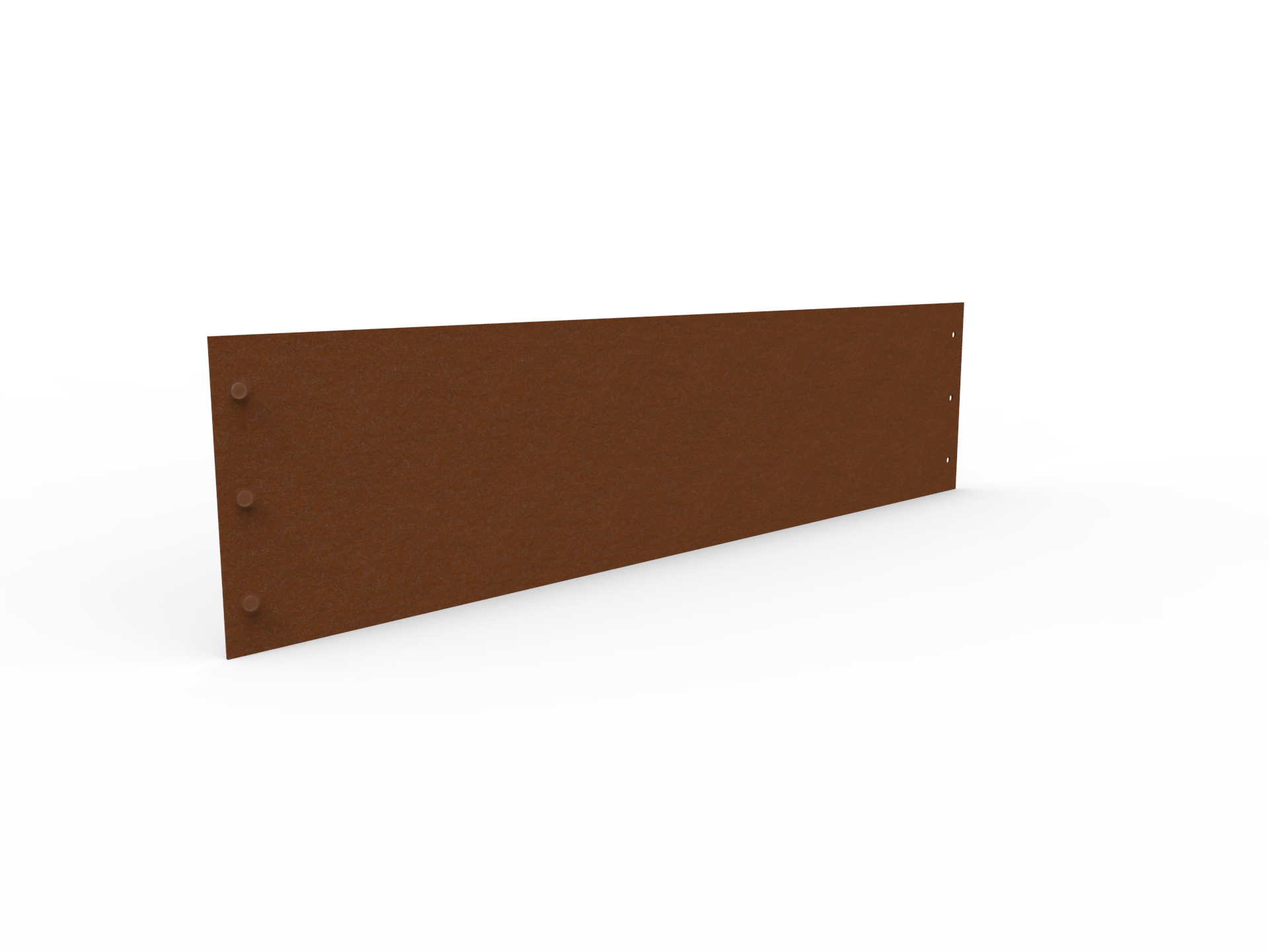 Flexigarden Planteringskant corten 180 mm rak 750 mm -