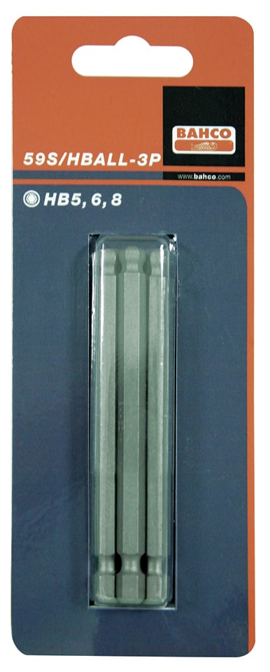 Bahco Bit Set 59S 1/4 BH 3, 6, 8mm 3-tlg.