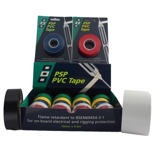 PSP Marine Tapes Eltejp PVC 19mm x 4,5m 24-pack