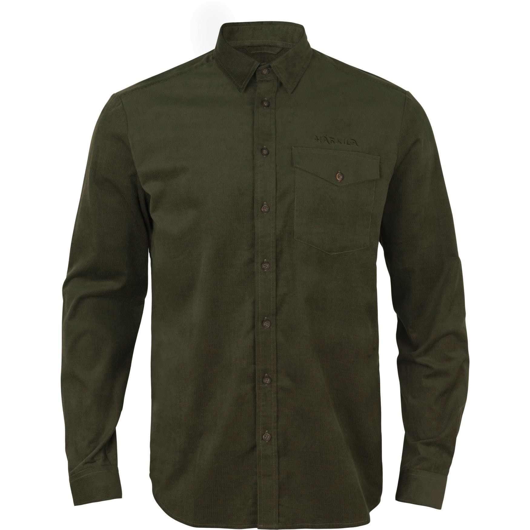 Härkila Kaldfjord corduroy shirt Willow green 2XL -