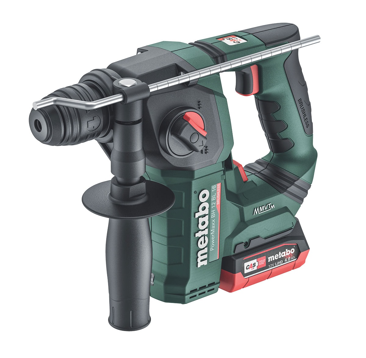 Metabo Poravasara PowerMaxx BH 12 BL 16 12 V 2×4,0 Ah + laturi ASC 55