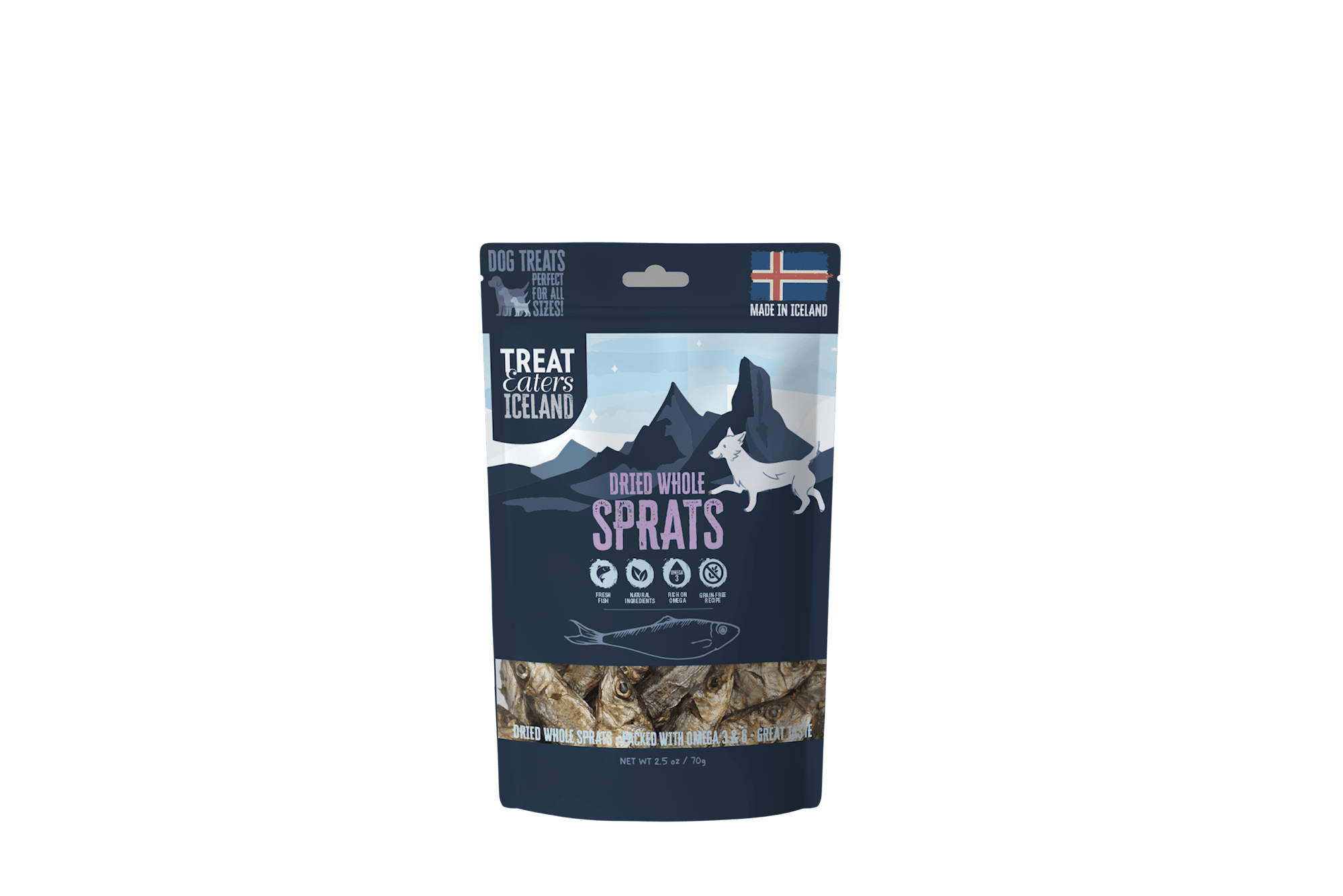 Treateaters Iceland Dried Whole Spratz 70g