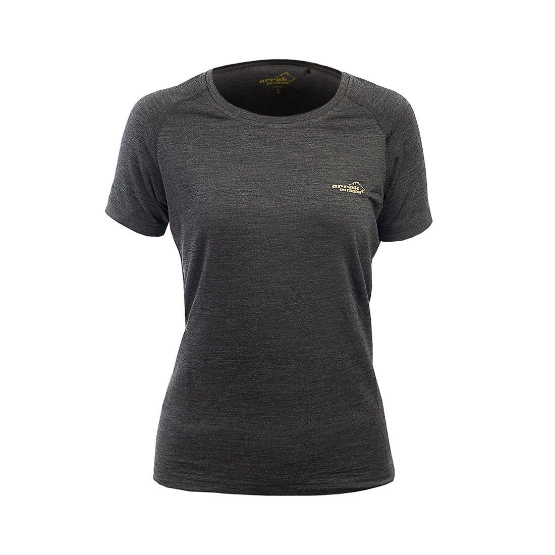Arrak Outdoor Awesome wool tee W Anthracite