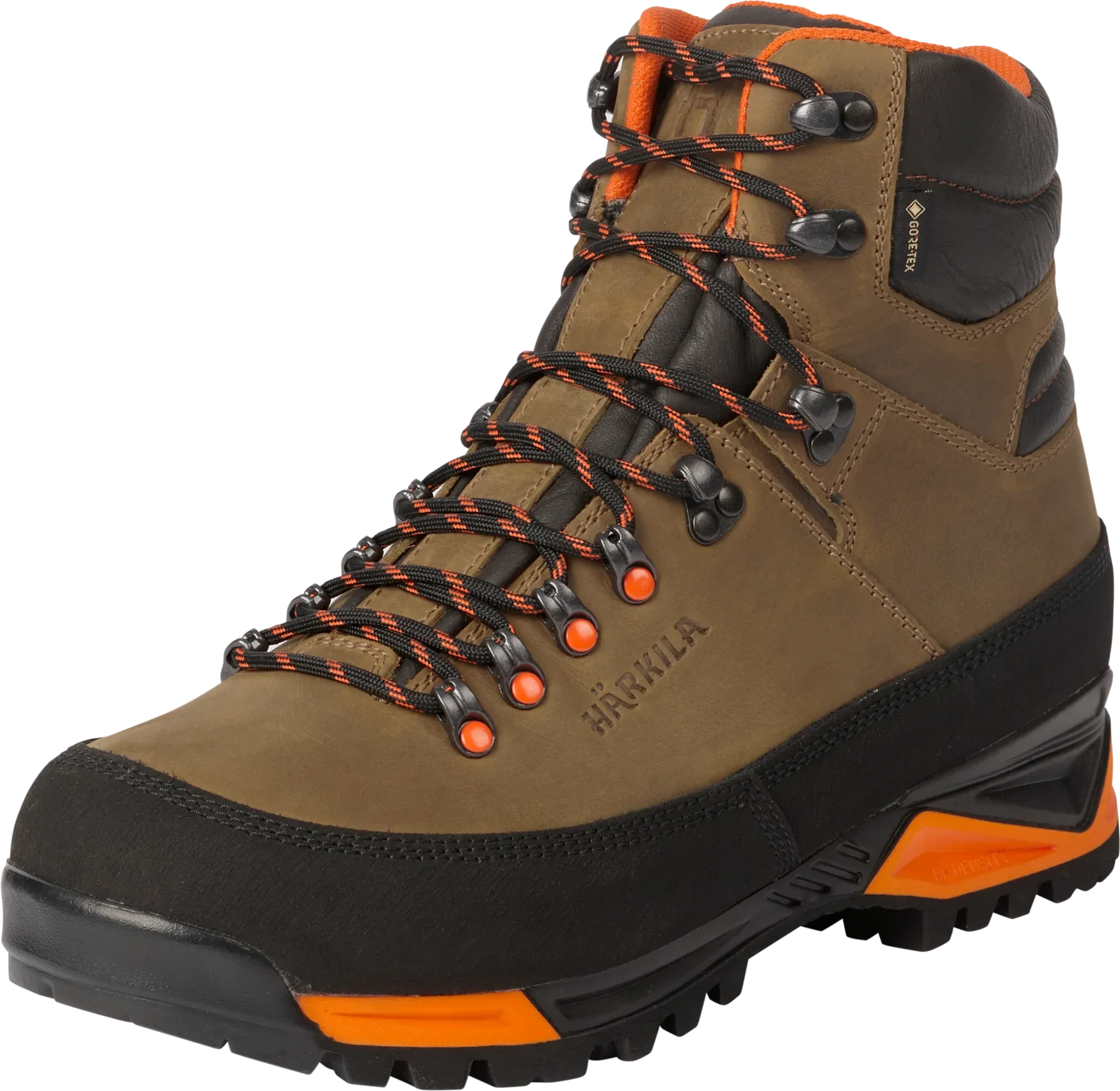 Härkila Saxnäs GTX Orange Kängor Herr Mid Brown//orange