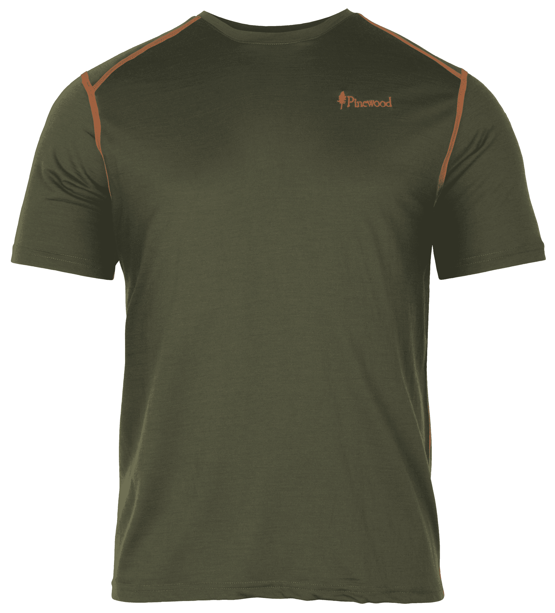 Pinewood Abisko Merino T-Shirt Herr Moss Green S