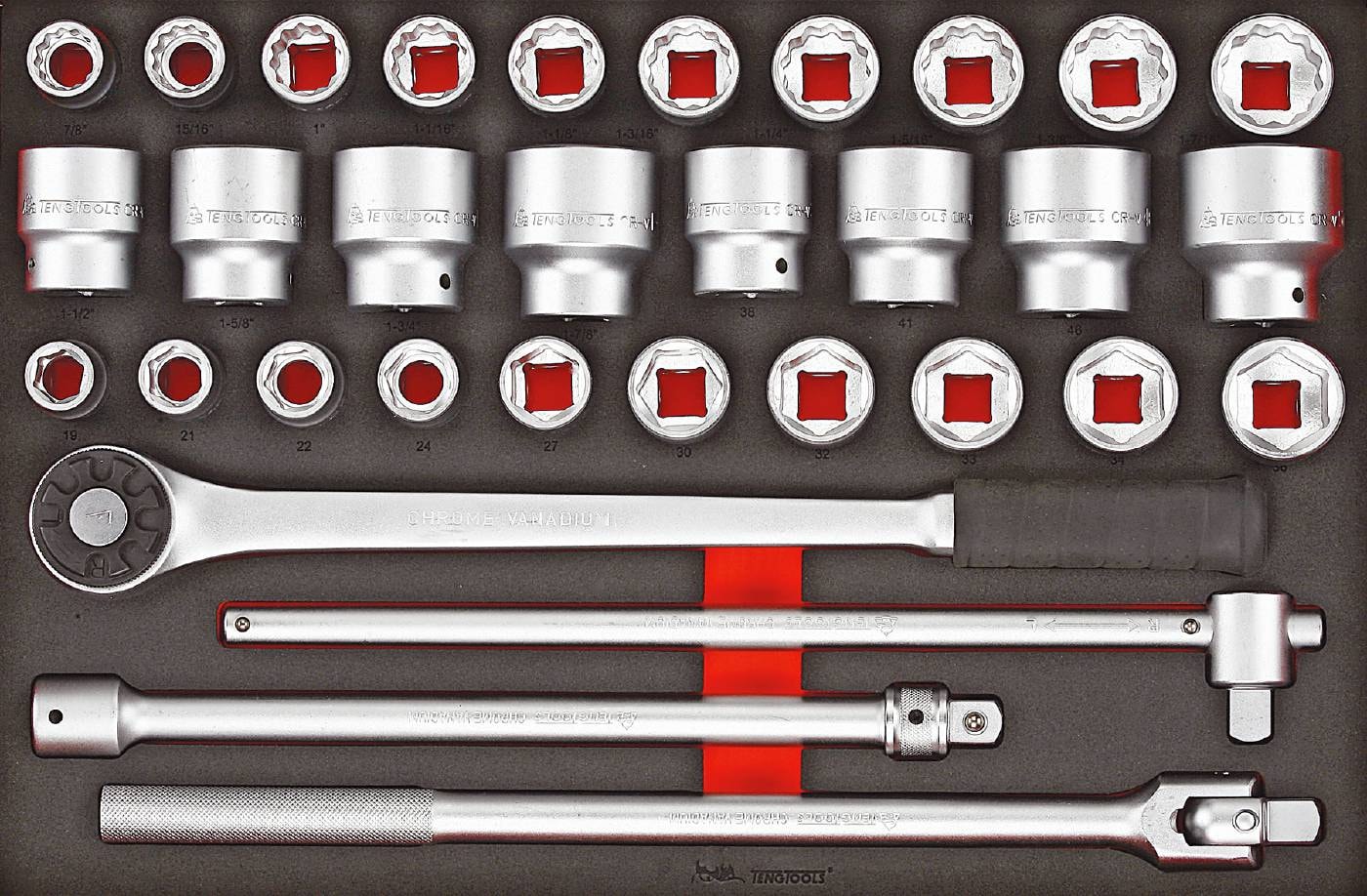 Teng Tools Hylsnyckelsats TTESK32 3/4 EVA 32 delar