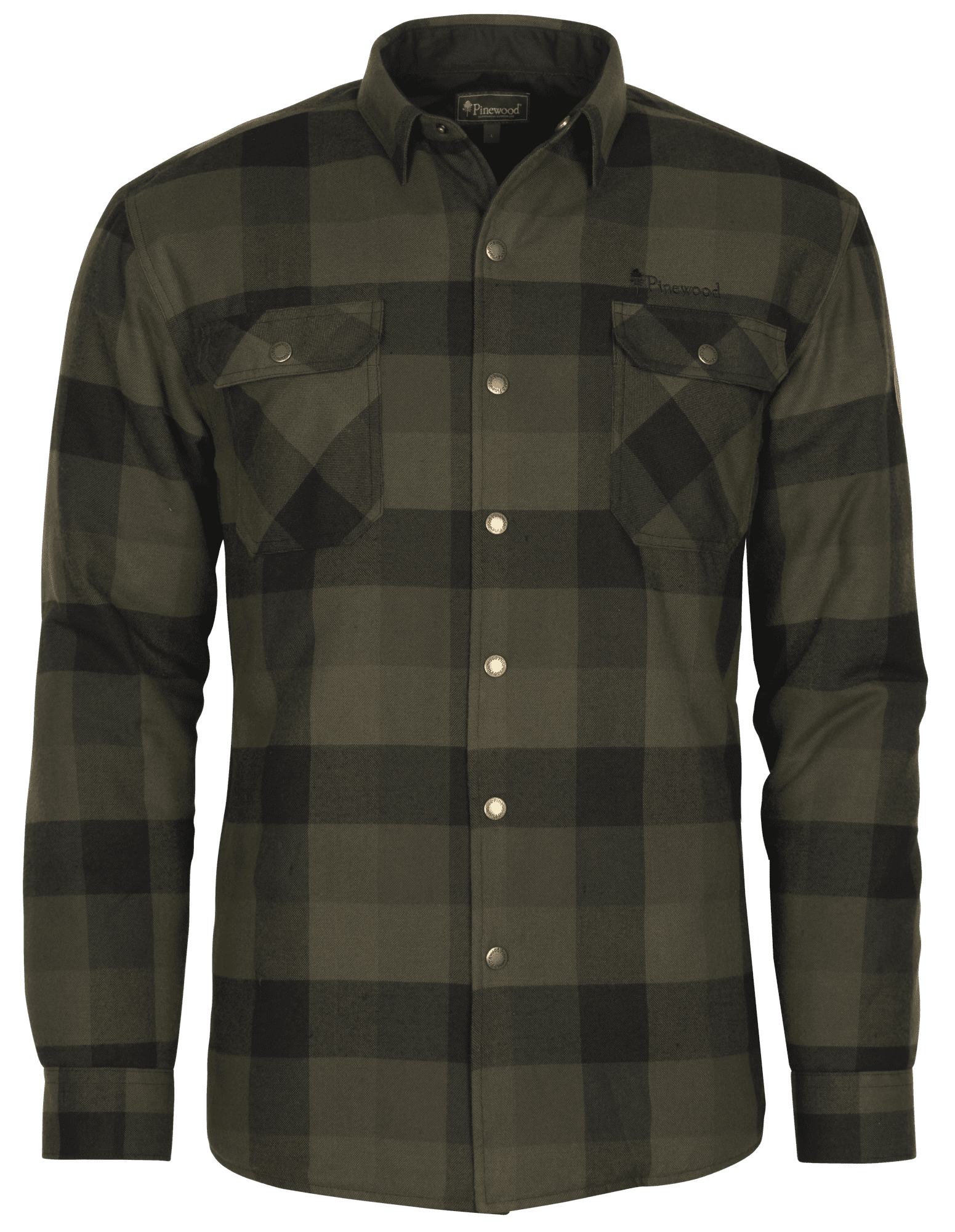 Pinewood Canada Classic 2.0 Skjorta Herr Green/Black