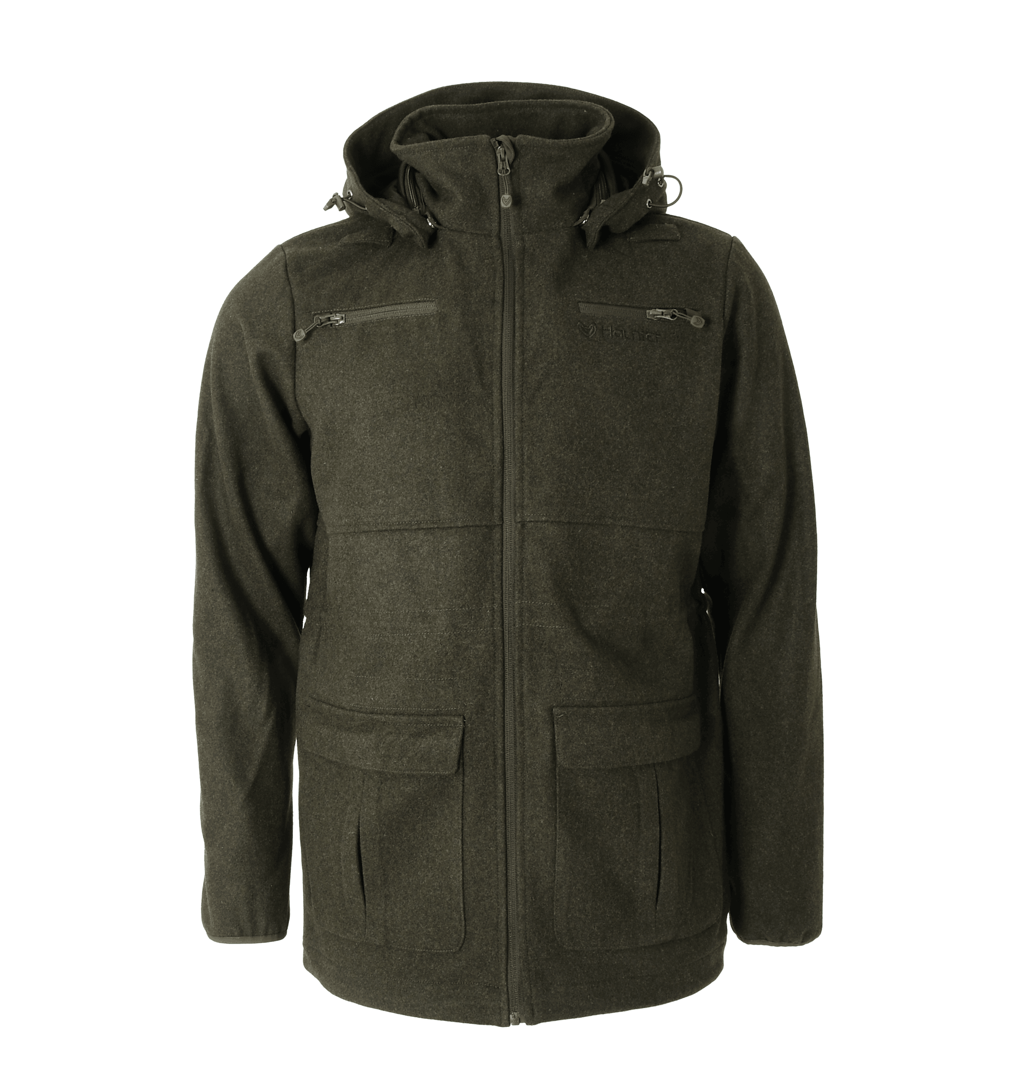 Haunter Loden-Jacke, Forest Green, Größe 48