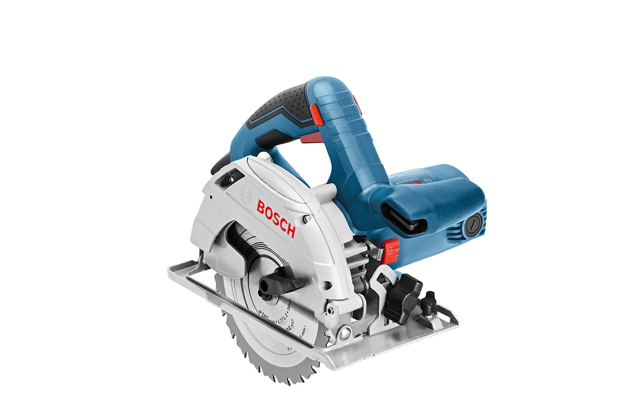 Bosch Käsipyörösaha GKS 165 Professional kartonkirasiassa, sis. kuusioavaimen