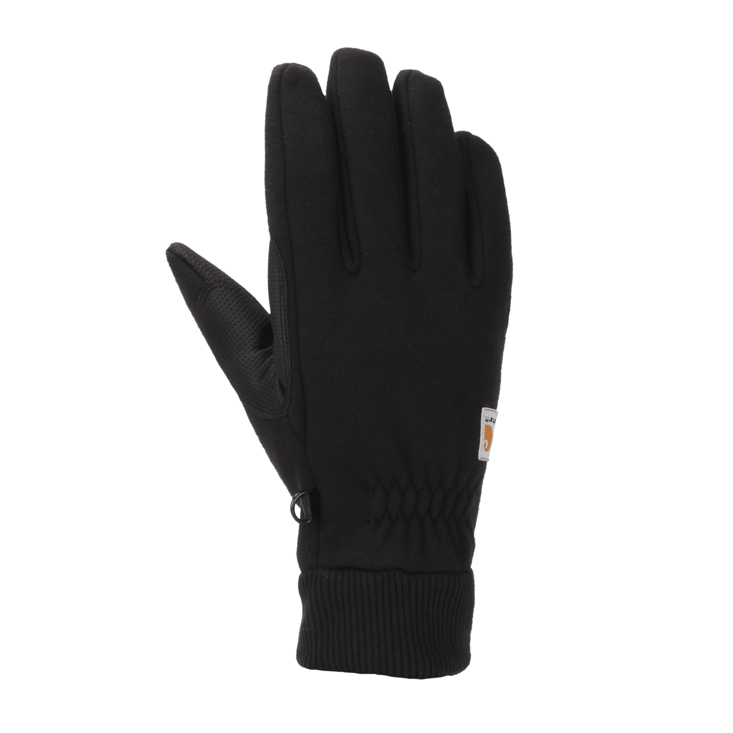 Carhartt Wind Fighter™ Thermal-Lined Fleece Touch-Sensitive Knit Cuff Glove Men Black