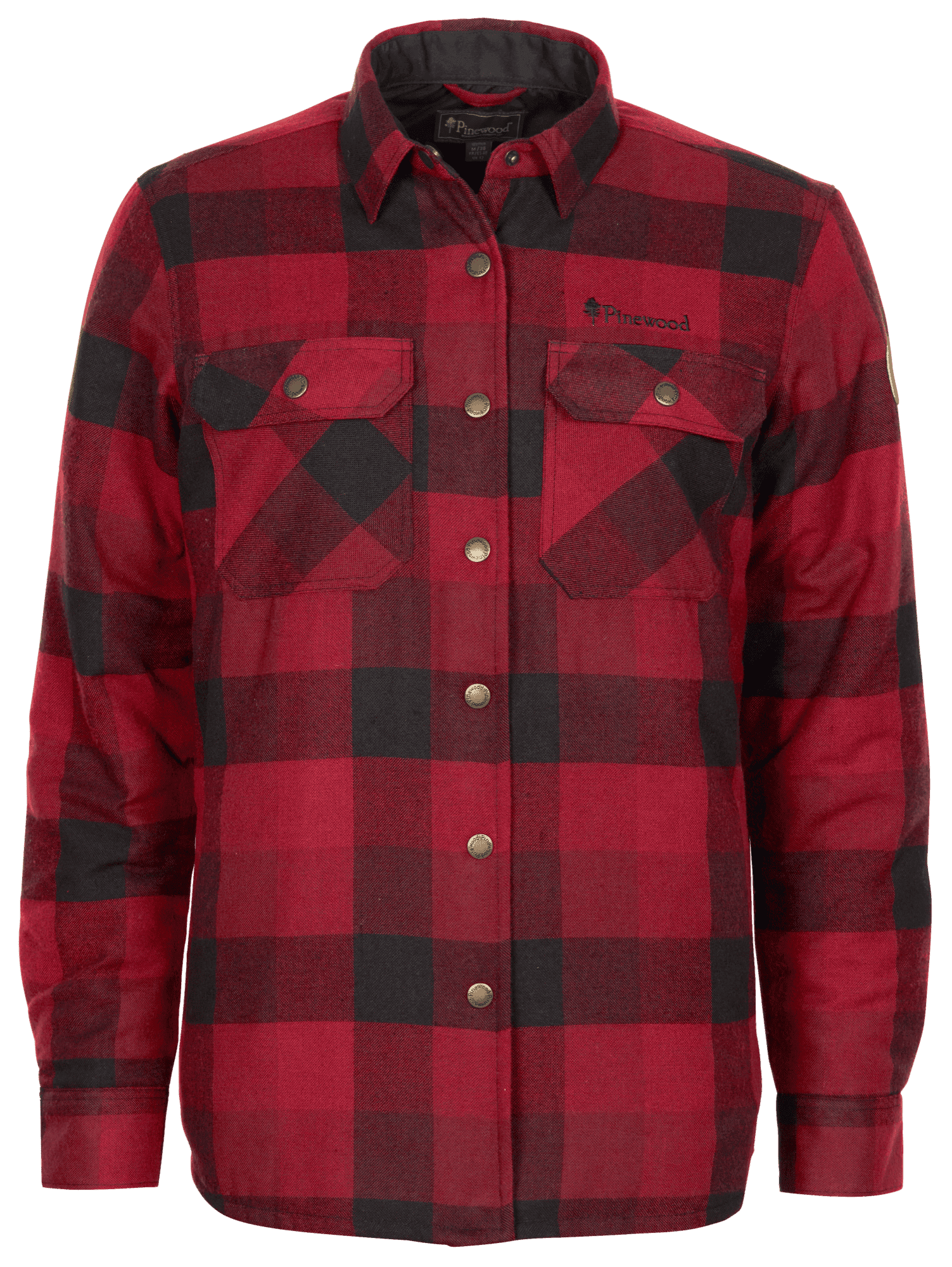 Pinewood Canada Classic 2.0 Skjorta Dam Red/Black M