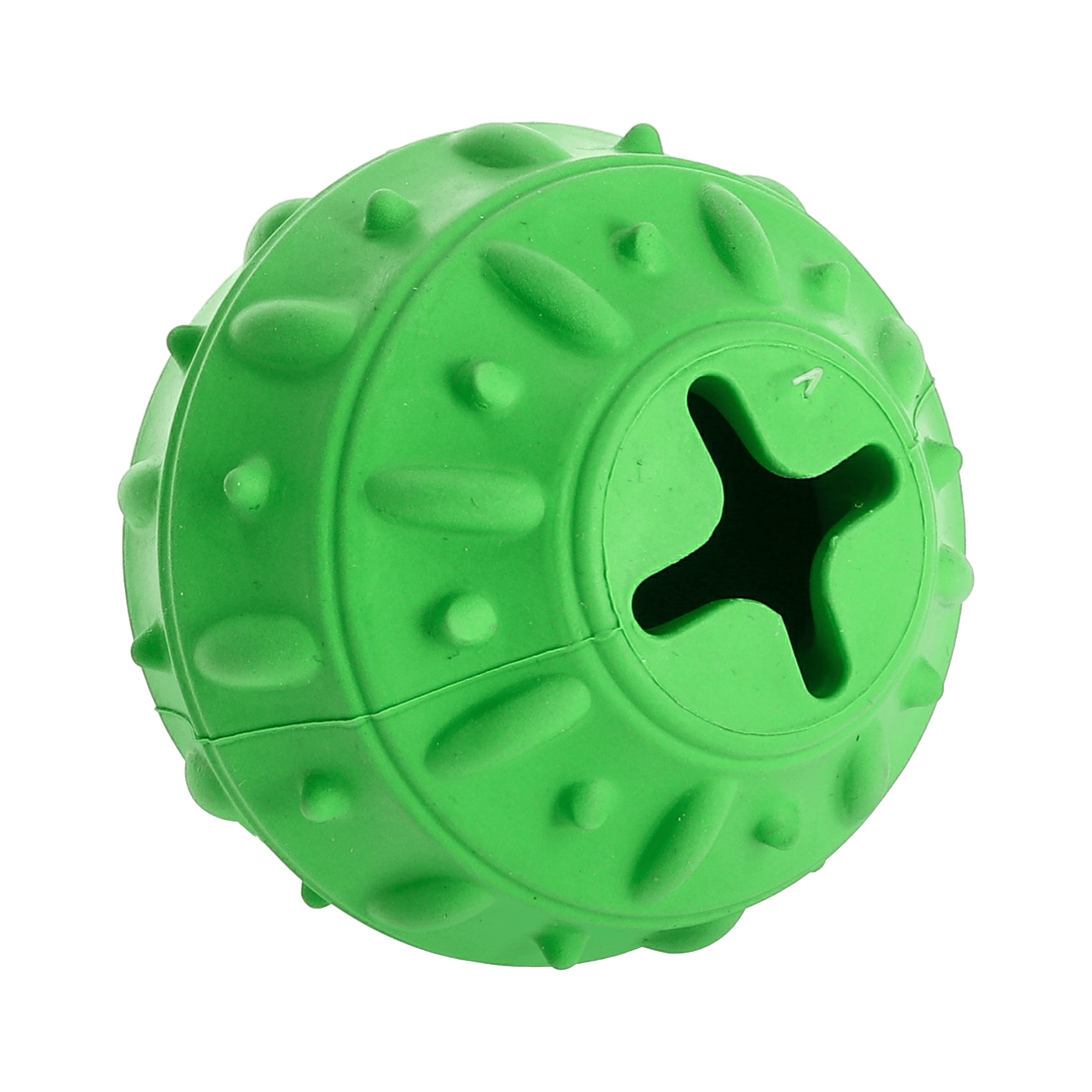 Dogman Rough Play Hundleksak Gummi Dental Treat Grön 7cm