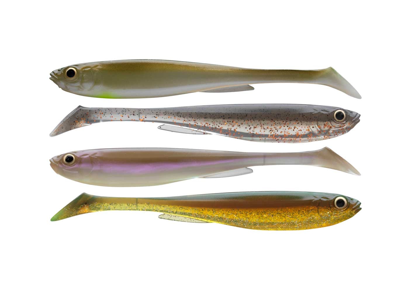 Daiwa PX SLIM SHAD Y 10,5 cm NATURE COLOR SET 4-pack