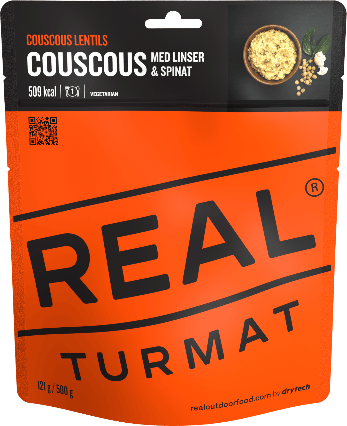 REAL Turmat Couscous med linser och spenat - Gryta