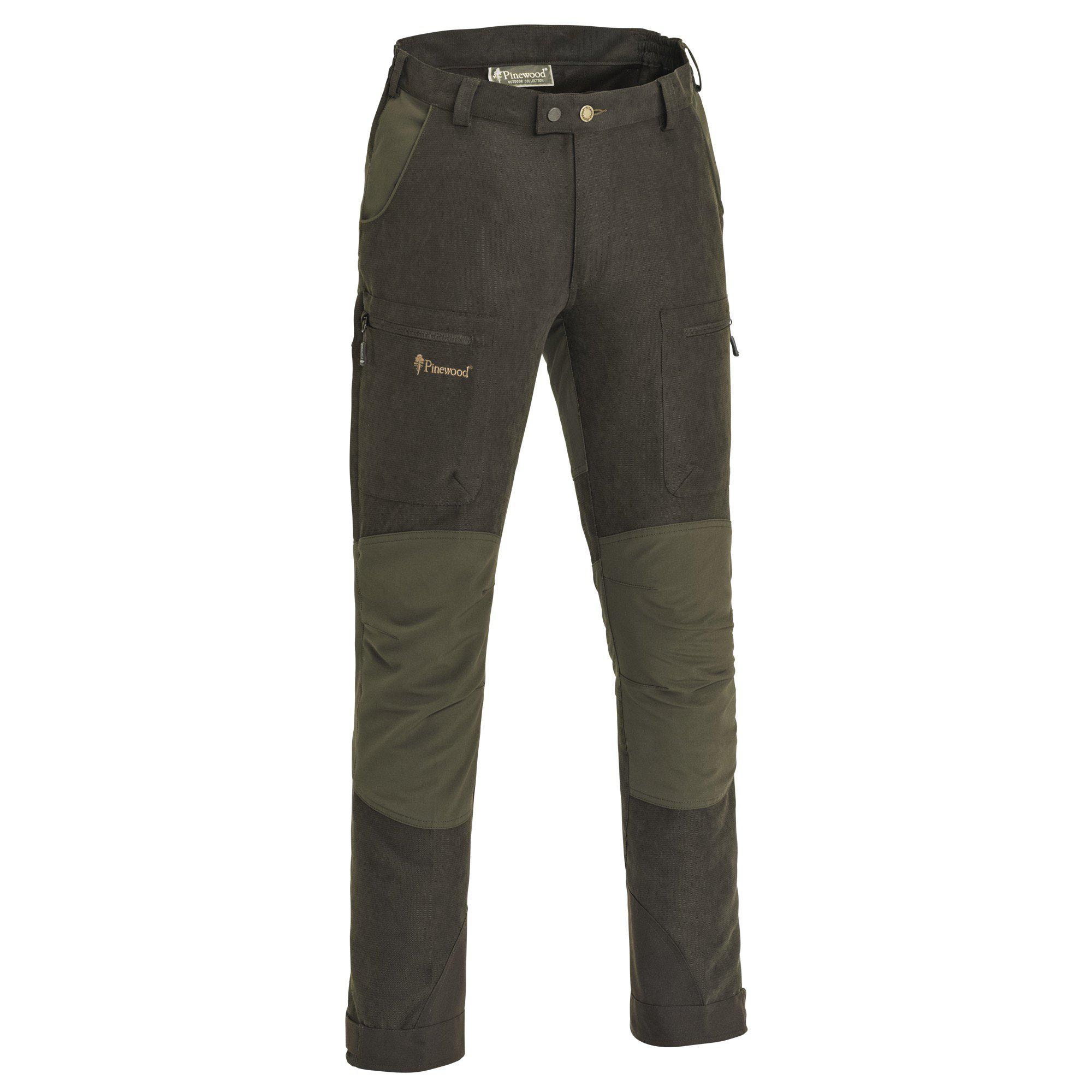 Pinewood Caribou Jaktbyxor Barn Suede Brown/Dark Olive 152